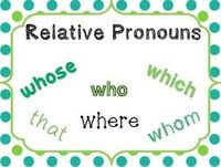 Relative Pronouns - Year 5 - Quizizz