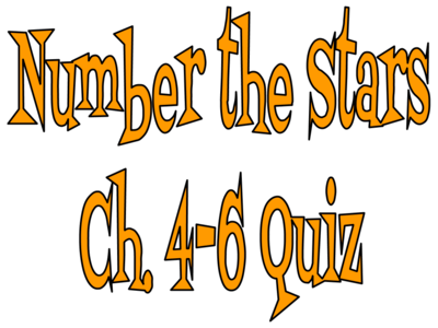 Number The Stars Chapters 4 6 English Quiz Quizizz