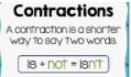 Contractions - Grade 3 - Quizizz