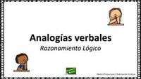 Analogías - Grado 1 - Quizizz