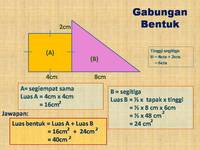 Luas Bentuk Majemuk - Kelas 5 - Kuis