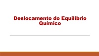 equilíbrio químico - Série 12 - Questionário