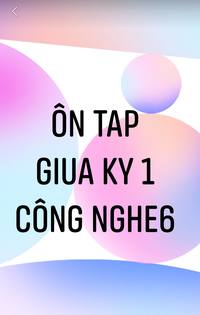 công nghệ sinh học - Lớp 6 - Quizizz