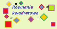 Równania jednoetapowe - Klasa 9 - Quiz