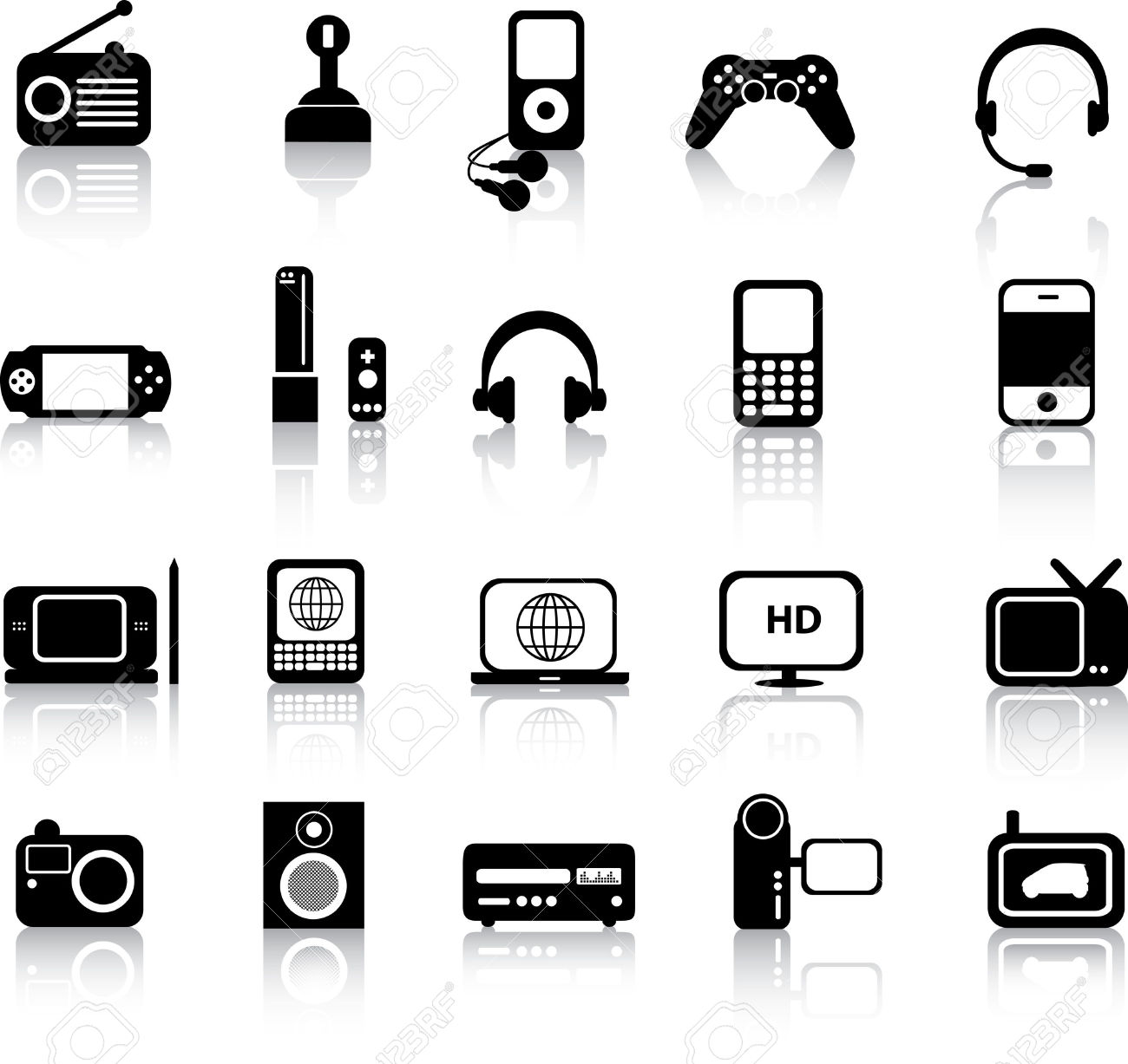 electronic devices clipart