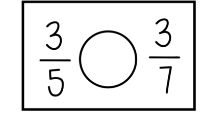 MINI QUIZ COMPARAÇÃO ENTRE FRAÇÕES #maths #matemática #math 