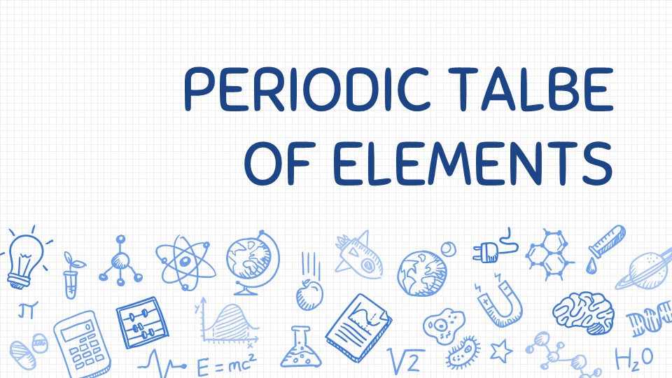 Elements of the periodic table