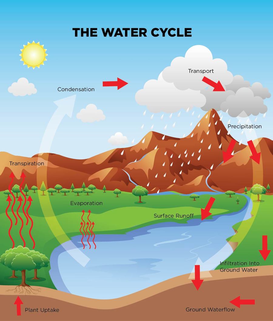 Proses kitaran air semula jadi
