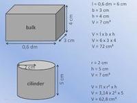 Volume de um cilindro - Série 7 - Questionário