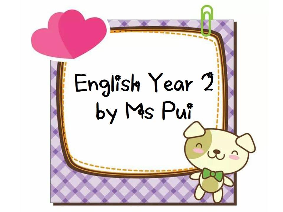 English Year 2 Worksheet Unit 9