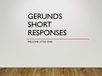 Gerunds - ระดับชั้น 11 - Quizizz