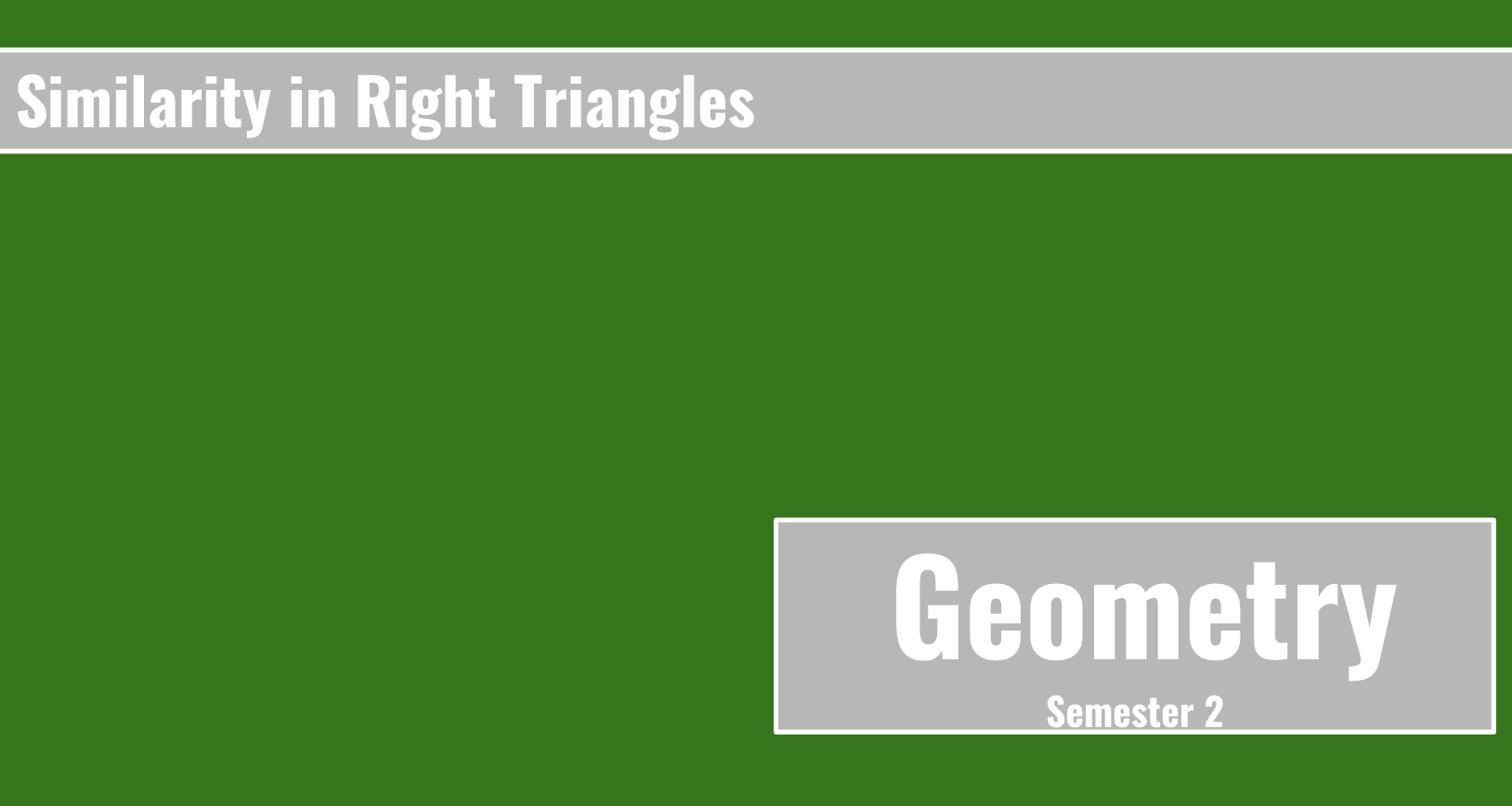 12.4 Similar Right Triangles | 197 Plays | Quizizz