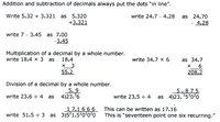 Dividing Decimals - Year 7 - Quizizz