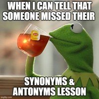 Synonimy i antonimy - Klasa 8 - Quiz