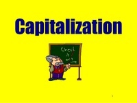 Words: Capitalization - Class 8 - Quizizz