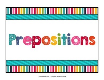 Prepositions Flashcards - Quizizz