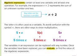 lesson 3 homework practice algebra variables and expressions answer key