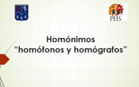 Homófonos y homógrafos - Grado 2 - Quizizz