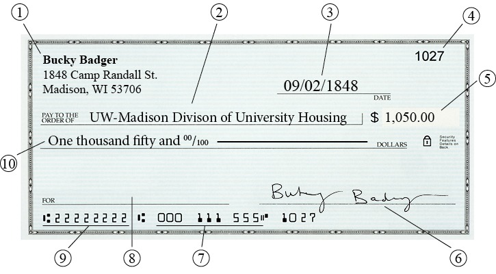 Parts Of A Check Explained