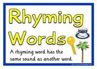 Rhyming Words - Year 1 - Quizizz