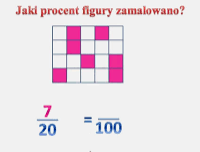 Ułamki jako części całości - Klasa 7 - Quiz