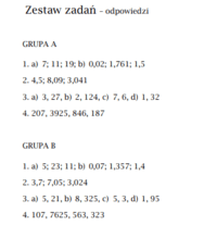 Płaskie kształty - Klasa 5 - Quiz