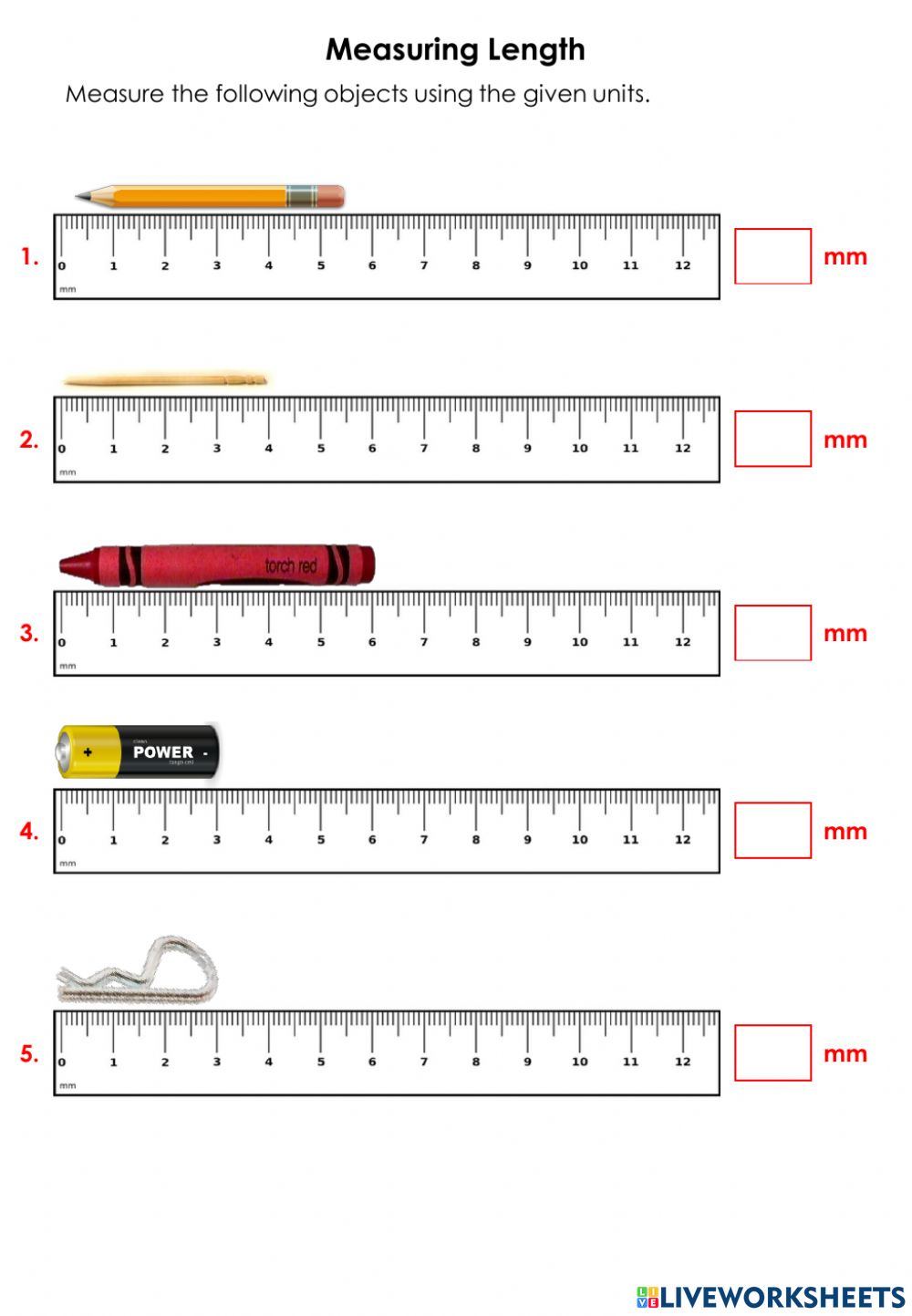 Use Nonstandard Units to  Measure Length