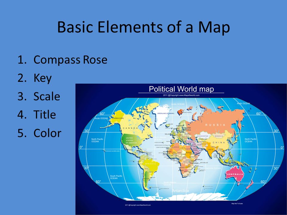 5 Elements Of A Map Elements In A Map | Social Studies - Quizizz