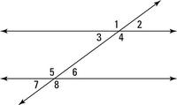 transversal garis sejajar - Kelas 6 - Kuis