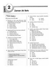 Kuiz Bab 2 Zaman Air Batu History Quizizz