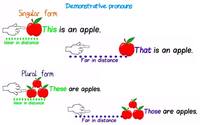 Pronomes demonstrativos - Série 9 - Questionário