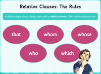 Relative Pronouns Flashcards - Quizizz