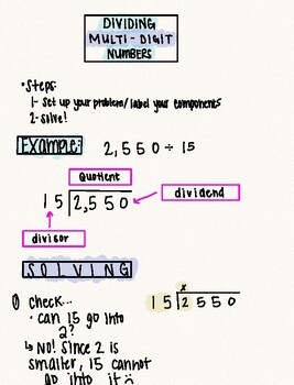 Division with Multi-Digit Numbers Flashcards - Quizizz