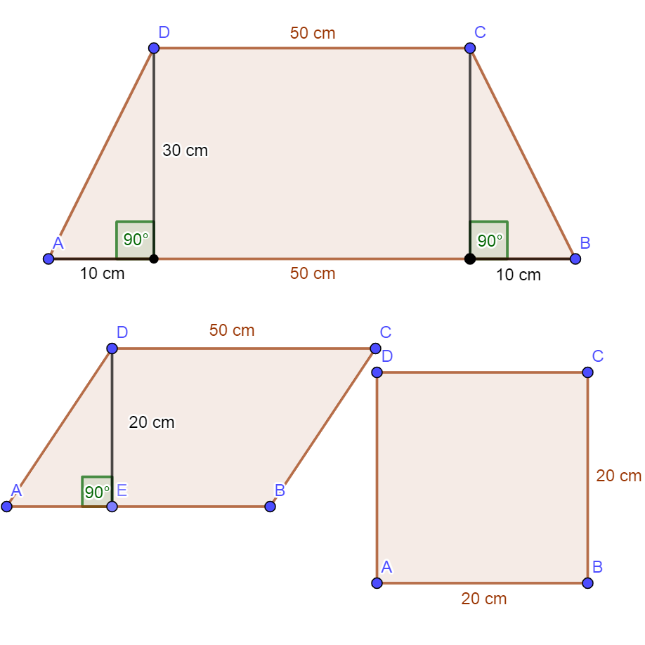 Pole trójkąta - Klasa 7 - Quiz