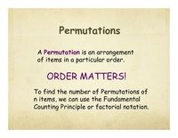 permutations - Class 7 - Quizizz