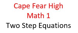 Two-Step Equations - Class 12 - Quizizz