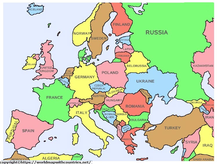 countries in europe - Grade 3 - Quizizz