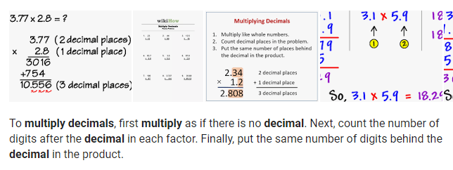 Multiplying with Decimals | Mathematics - Quizizz