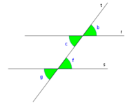 transversal de rectas paralelas - Grado 7 - Quizizz