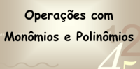 Operações com Monômios - Série 8 - Questionário