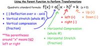 Quadratic Flashcards - Quizizz