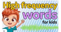 High Frequency Words - Class 3 - Quizizz