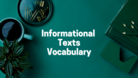 Informational Stories and Texts Flashcards - Quizizz