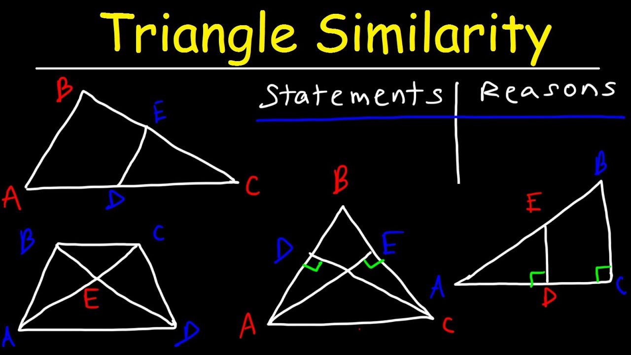 Triangle Similarity Theorems Practice