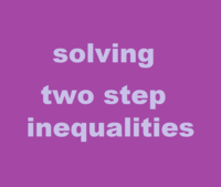 Two-Step Inequalities Flashcards - Quizizz