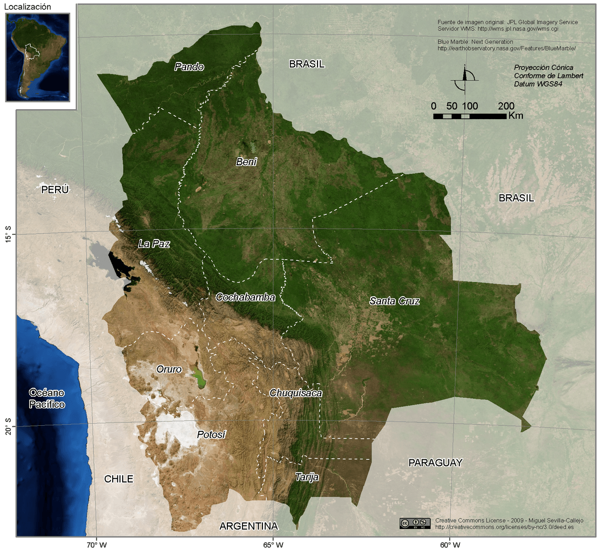 Regiones Geográficas De Bolivia 