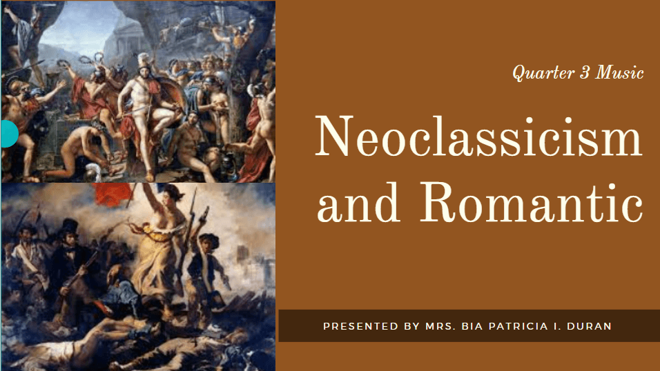 Q3 ARTS Neoclassicism And Romantic Period | 170 Plays | Quizizz