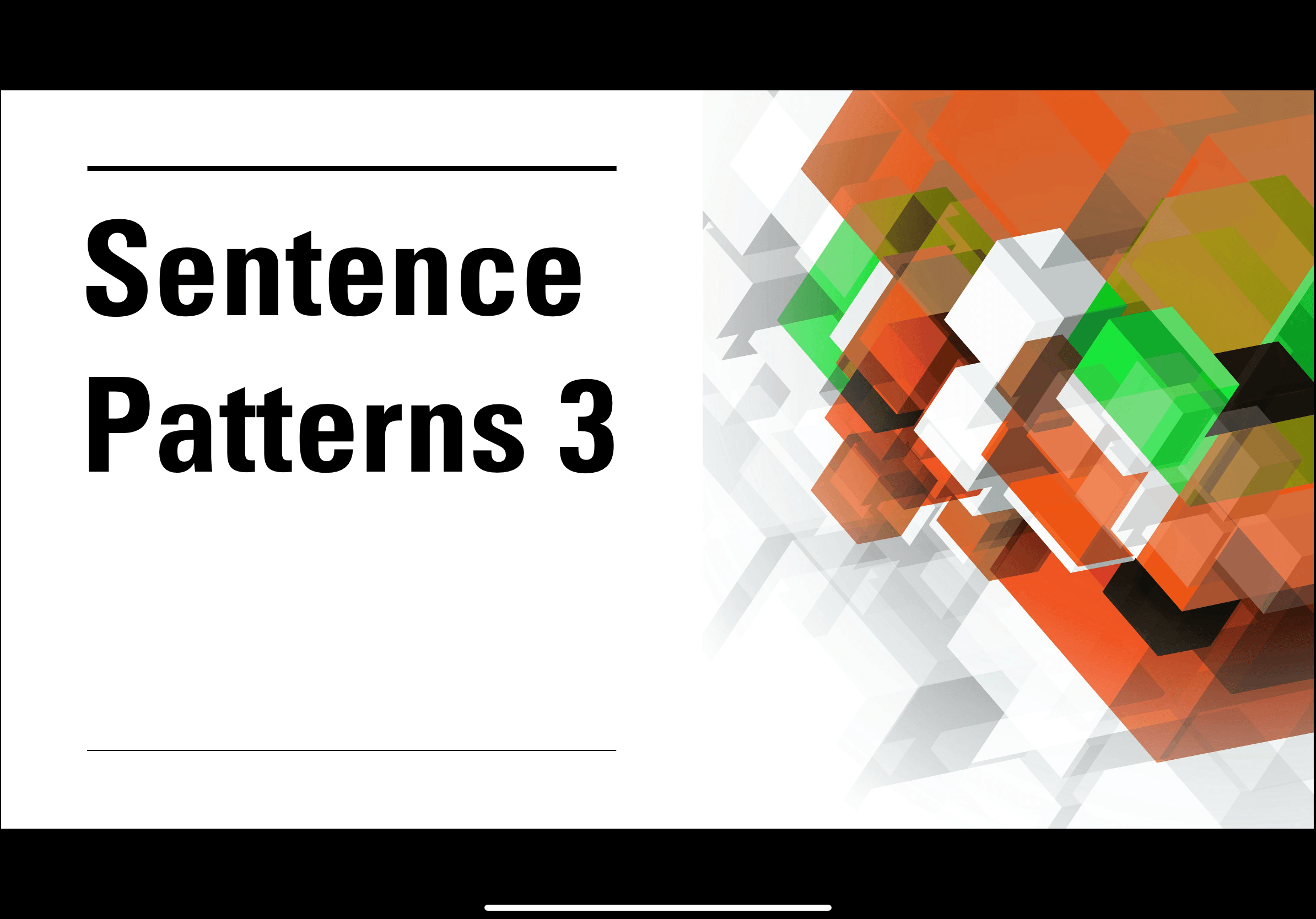 sentence-patterns-3-english-quizizz