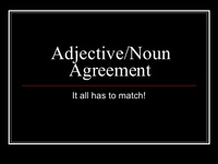 Noun adjective Agreement Spanish Quiz Quizizz