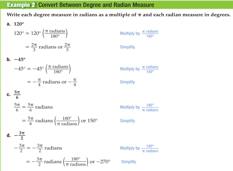 4 2 Degrees And Radians Mathematics Quizizz